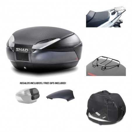 SHAD Baul trasero + herraje montaje accesorios SH48 KIT-181406