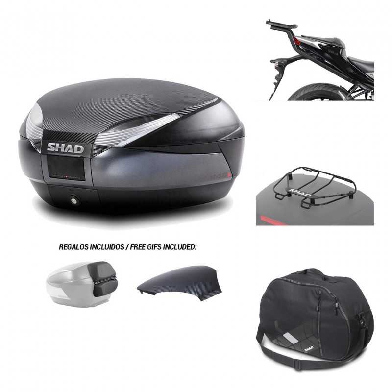 Rear trunk + mounting hardware + accessories  SH48