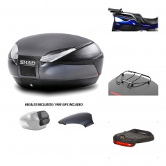 Rear trunk + mounting hardware + accessories  SH48