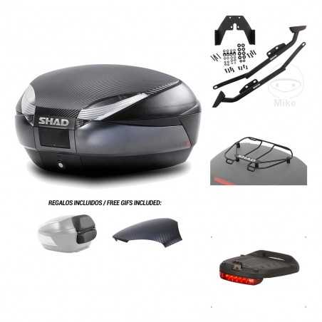 SHAD Baul trasero + herraje montaje accesorios SH48 KIT-181604