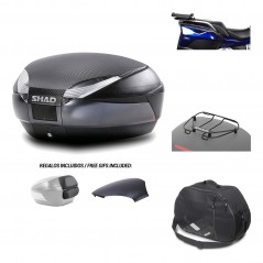 Rear trunk + mounting hardware + accessories  SH48