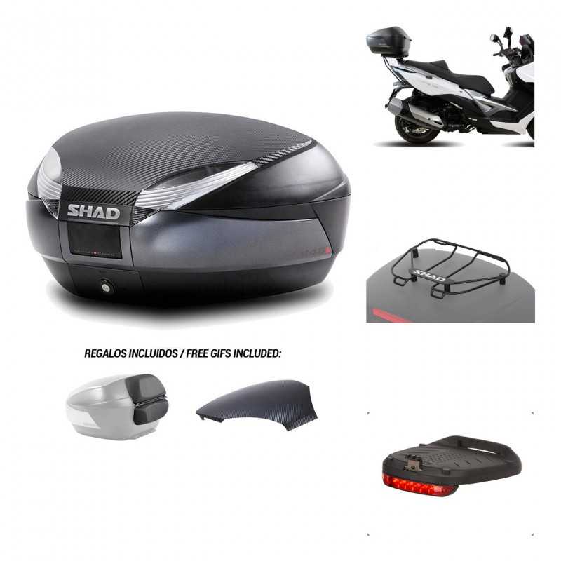 Rear trunk + mounting hardware + accessories  SH48