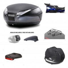 Rear trunk + mounting hardware + accessories  SH48