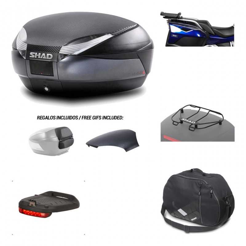 Rear trunk + mounting hardware + accessories  SH48