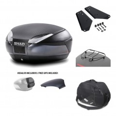 Rear trunk + mounting hardware + accessories  SH48