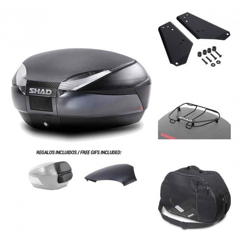 Rear trunk + mounting hardware + accessories  SH48