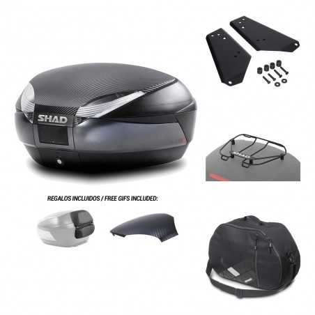 SHAD Baul trasero + herraje montaje accesorios SH48 KIT-181306