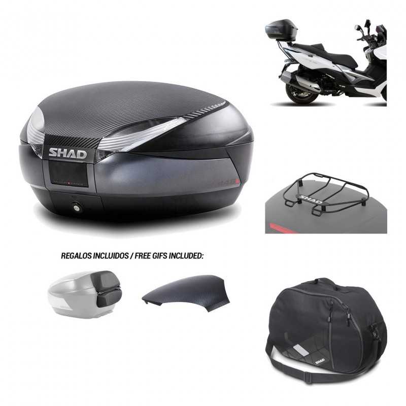 Rear trunk + mounting hardware + accessories  SH48