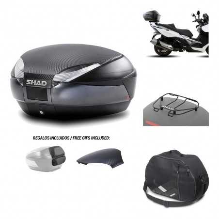 SHAD Baul trasero + herraje montaje accesorios SH48 KIT-181149