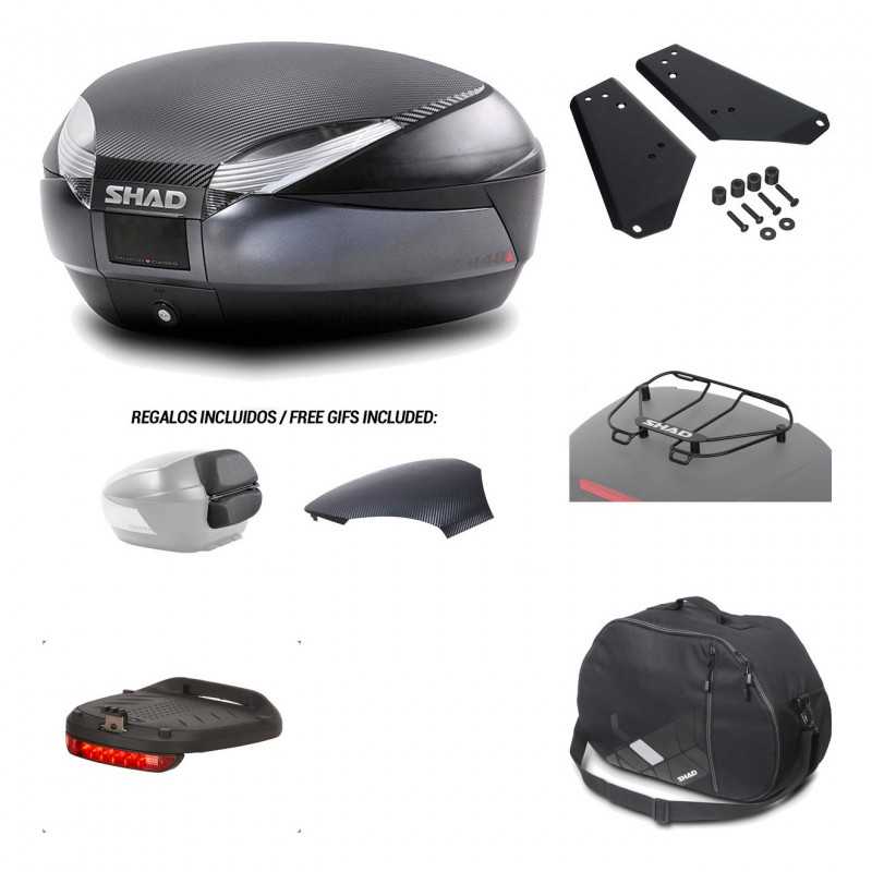 Rear trunk + mounting hardware + accessories  SH48