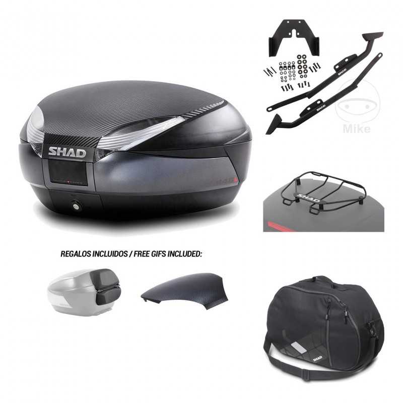 SHAD Baul trasero + herraje montaje accesorios SH48 KIT-181605