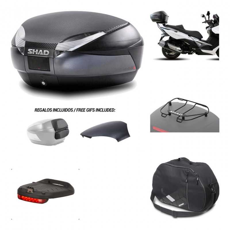 SHAD Baul trasero + herraje montaje accesorios SH48 KIT-181150