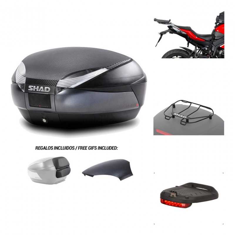 Rear trunk + mounting hardware + accessories  SH48