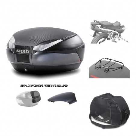 SHAD Baul trasero + herraje montaje accesorios SH48 KIT-181411