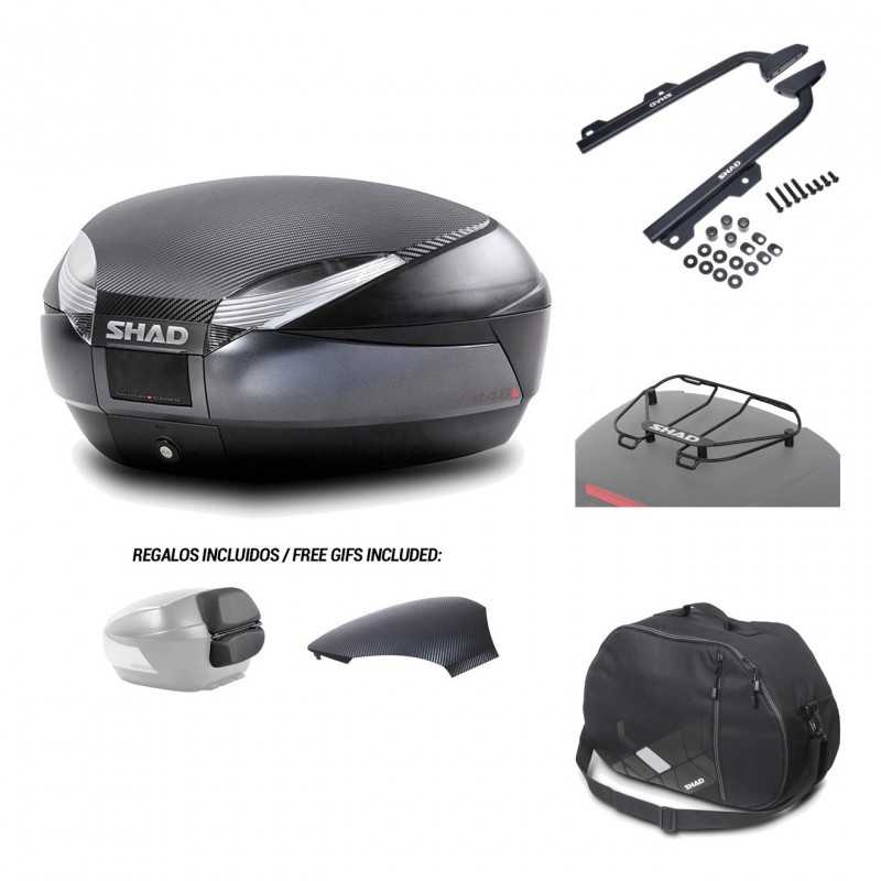 Rear trunk + mounting hardware + accessories  SH48
