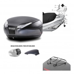 Back trunk + big top fitting + top grid rack  SH48