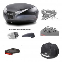 Rear trunk + mounting hardware + accessories  SH48