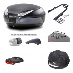 Rear trunk + mounting hardware + accessories  SH48