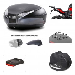 SHAD Baul trasero + herraje montaje accesorios SH48 KIT-181462