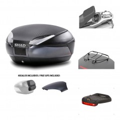 Rear trunk + mounting hardware + accessories  SH48