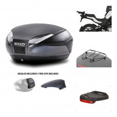 SHAD Baul trasero + herraje montaje accesorios SH48 KIT-181566