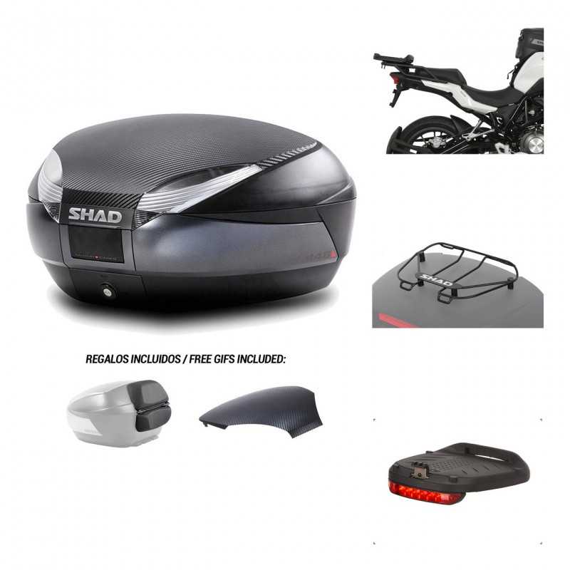 SHAD Baul trasero + herraje montaje accesorios SH48 KIT-181566