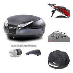 Rear trunk + mounting hardware + accessories  SH48