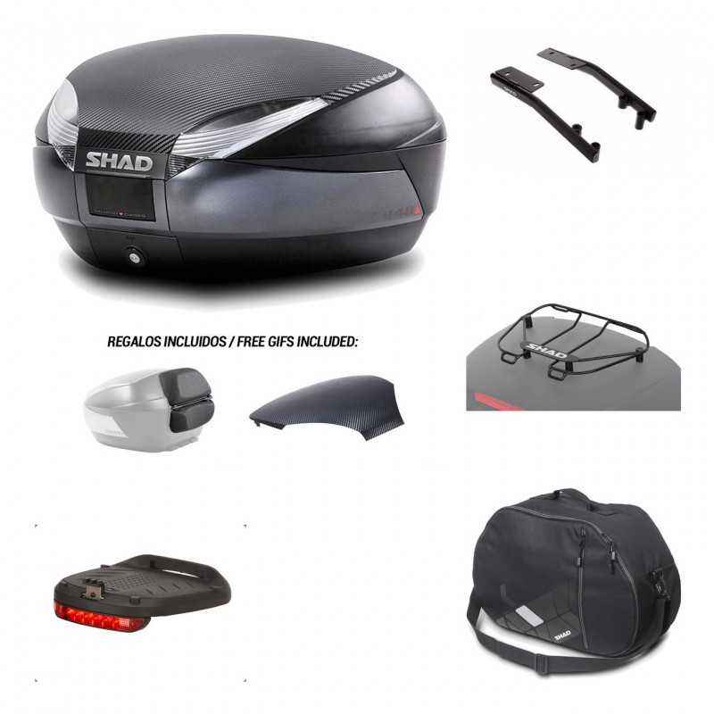 Rear trunk + mounting hardware + accessories  SH48