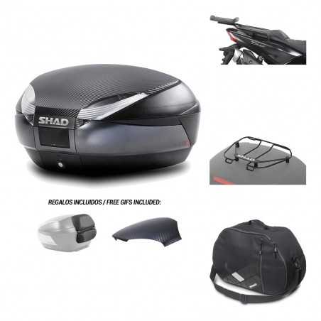 SHAD Baul trasero + herraje montaje accesorios SH48 KIT-181613