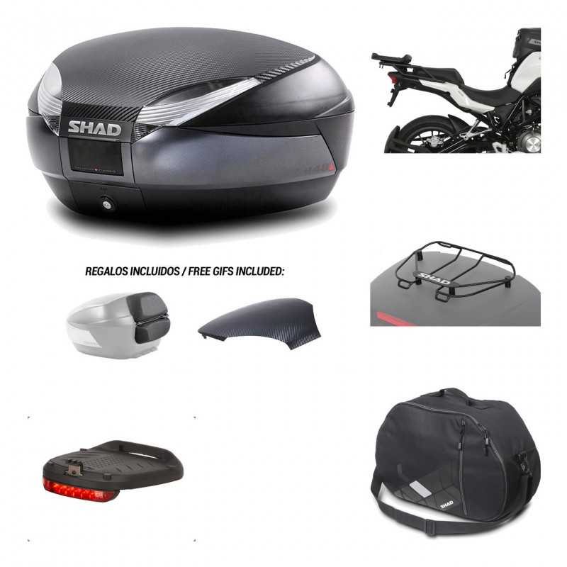 SHAD Baul trasero + herraje montaje accesorios SH48 KIT-181568