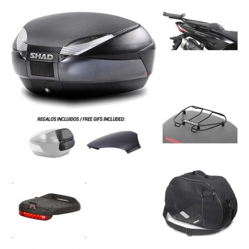SHAD Baul trasero + herraje montaje accesorios SH48 KIT-181614
