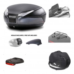 Rear trunk + mounting hardware + accessories  SH48