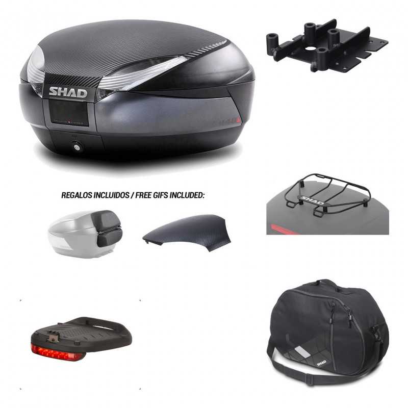 Rear trunk + mounting hardware + accessories  SH48
