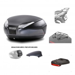 Rear trunk + mounting hardware + accessories  SH48