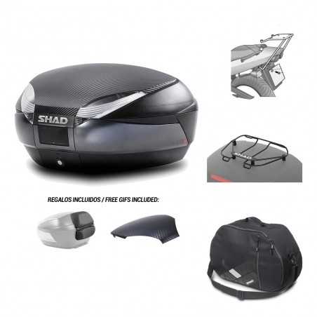 SHAD Baul trasero + herraje montaje accesorios SH48 KIT-181169