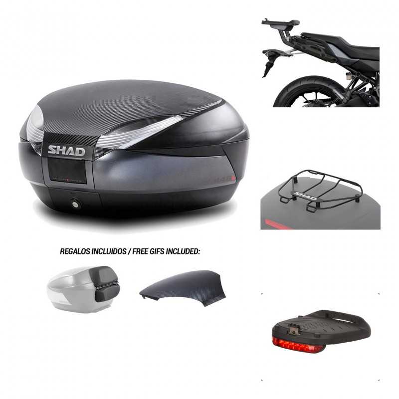SHAD Baul trasero + herraje montaje accesorios SH48 KIT-181820