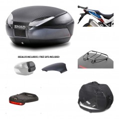 Rear trunk + mounting hardware + accessories  SH48