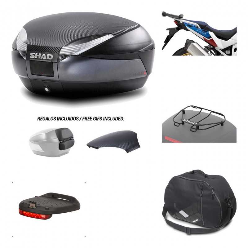 Rear trunk + mounting hardware + accessories  SH48