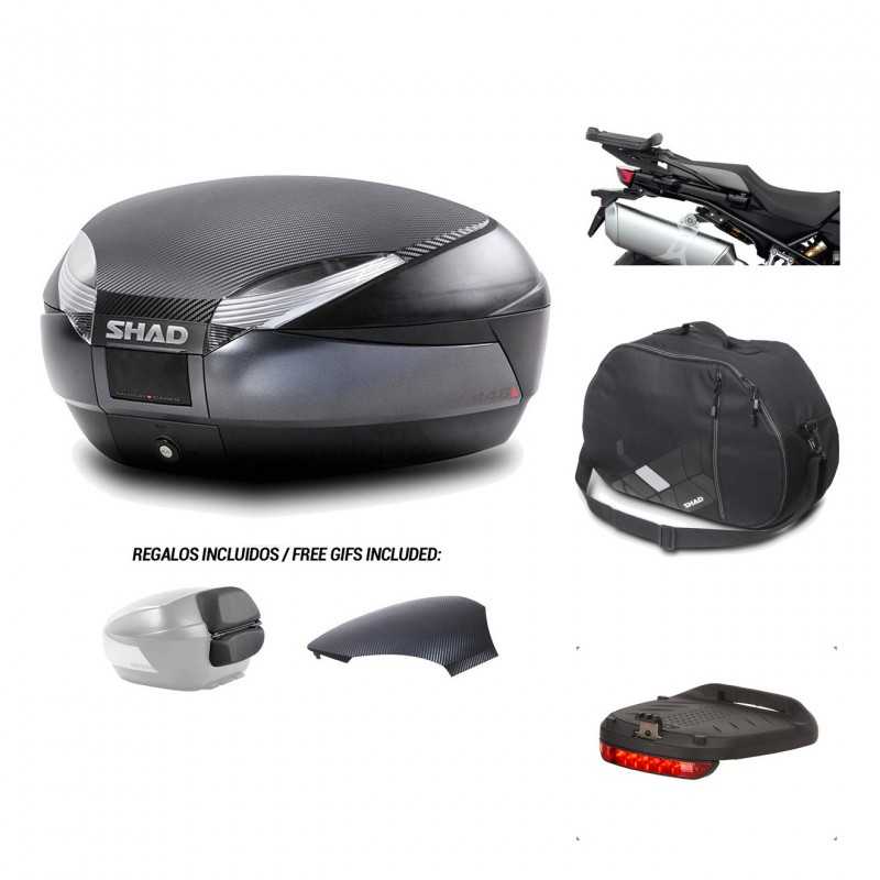 SHAD Baul trasero + herraje montaje accesorios SH48 KIT-181770