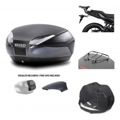 Rear trunk + mounting hardware + accessories  SH48
