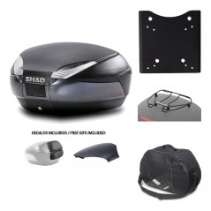 Rear trunk + mounting hardware + accessories  SH48