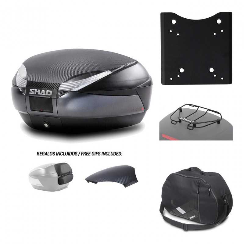 Rear trunk + mounting hardware + accessories  SH48