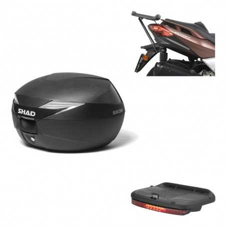 SHAD Baul trasero + herraje montaje luz de freno SH39 SH 39 carbono carbonlook KIT-182022