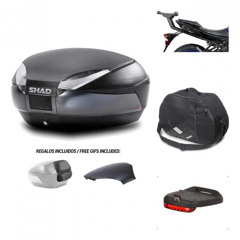 Rear trunk + mounting hardware + accessories  SH48
