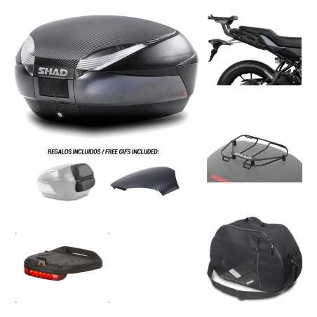 Rear trunk + mounting hardware + accessories  SH48