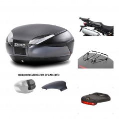 Rear trunk + mounting hardware + accessories  SH48
