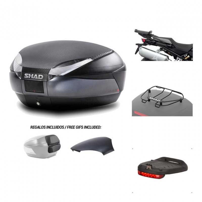 Rear trunk + mounting hardware + accessories  SH48