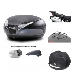 Rear trunk + mounting hardware + accessories  SH48