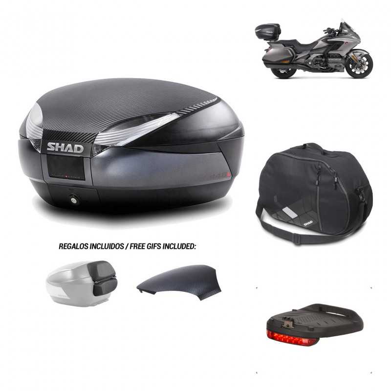 SHAD Baul trasero + herraje montaje accesorios SH48 KIT-181674