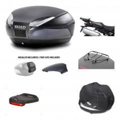 SHAD Baul trasero + herraje montaje accesorios SH48 KIT-181774
